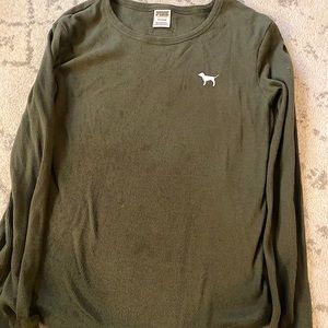 PINK olive green long sleeve